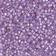 Miyuki delica beads 10/0 - Silver lined lavender alabaster dyed DBM-629